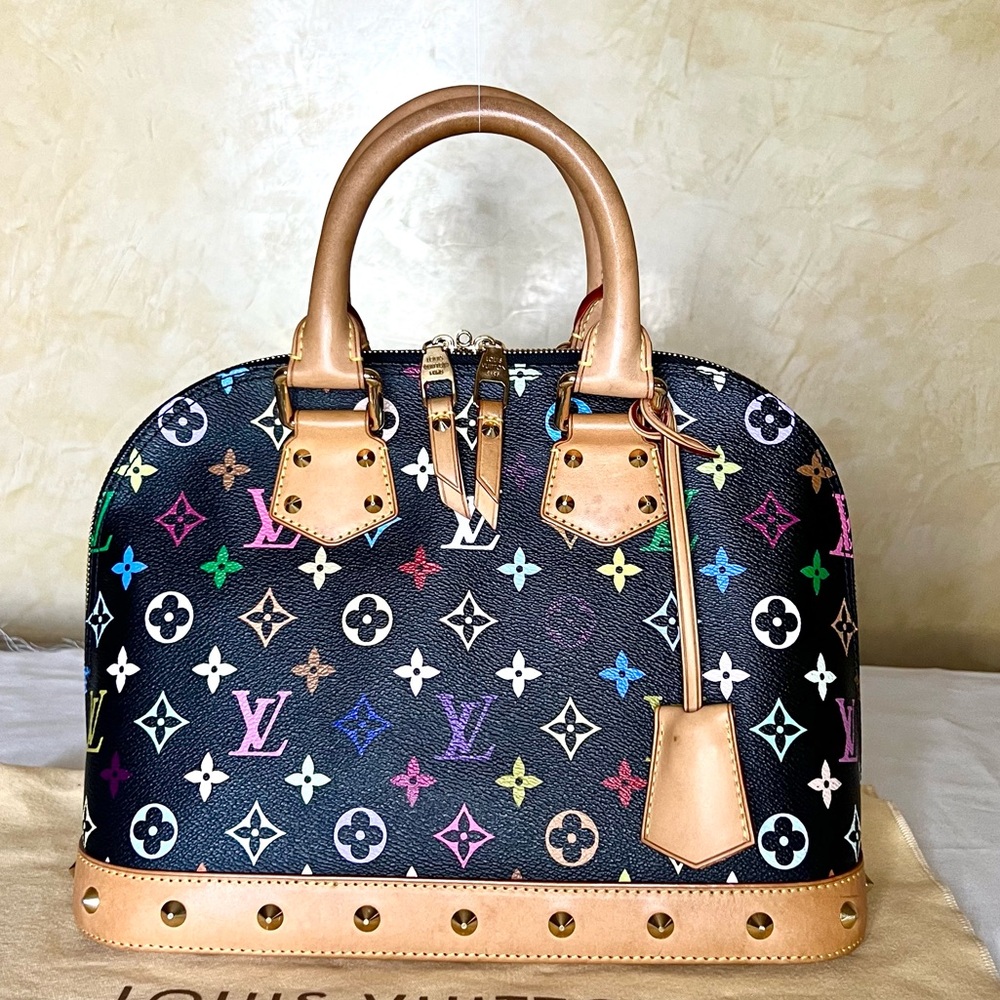 Louis Vuitton Multicolor Monogram Alma PM Black